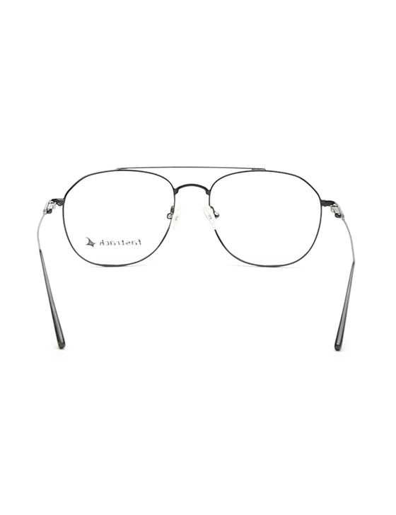 Black Navigator Rimmed Eyeglasses
