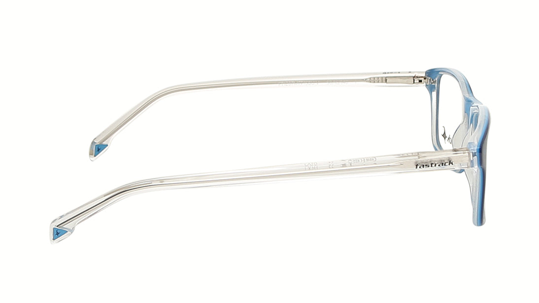 Verve Blue Rectangle Rimmed Eyeglasses (FT1207MFP1SBUV|50)