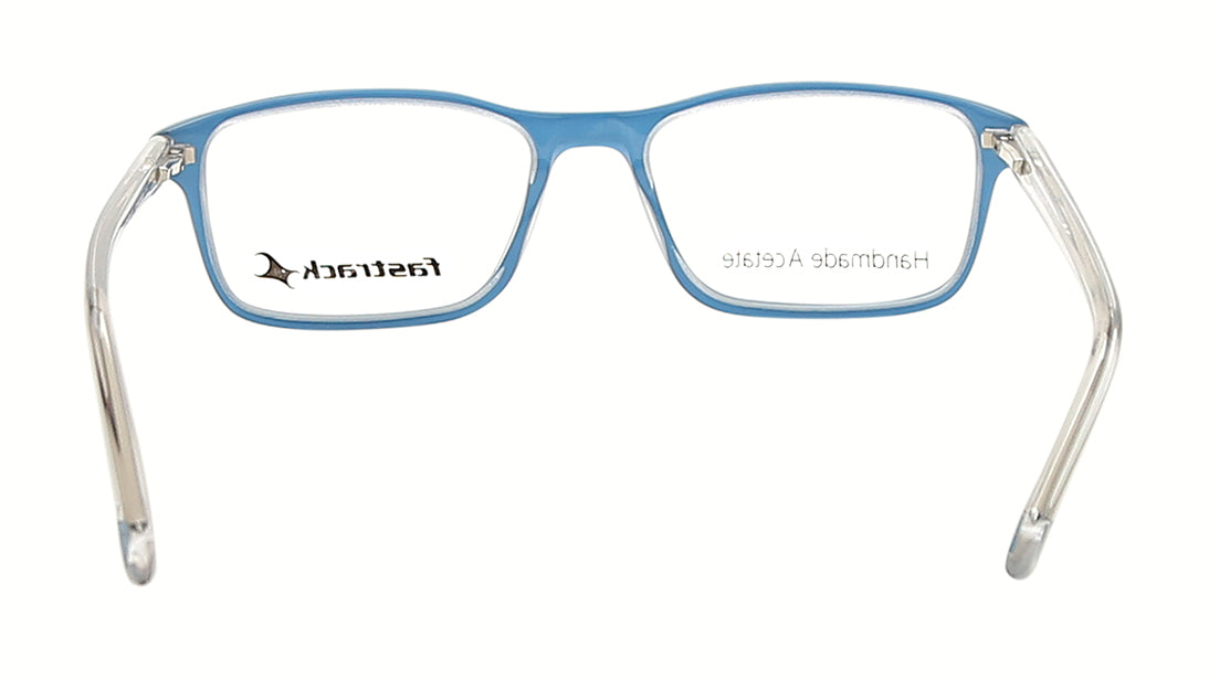 Verve Blue Rectangle Rimmed Eyeglasses (FT1207MFP1SBUV|50)