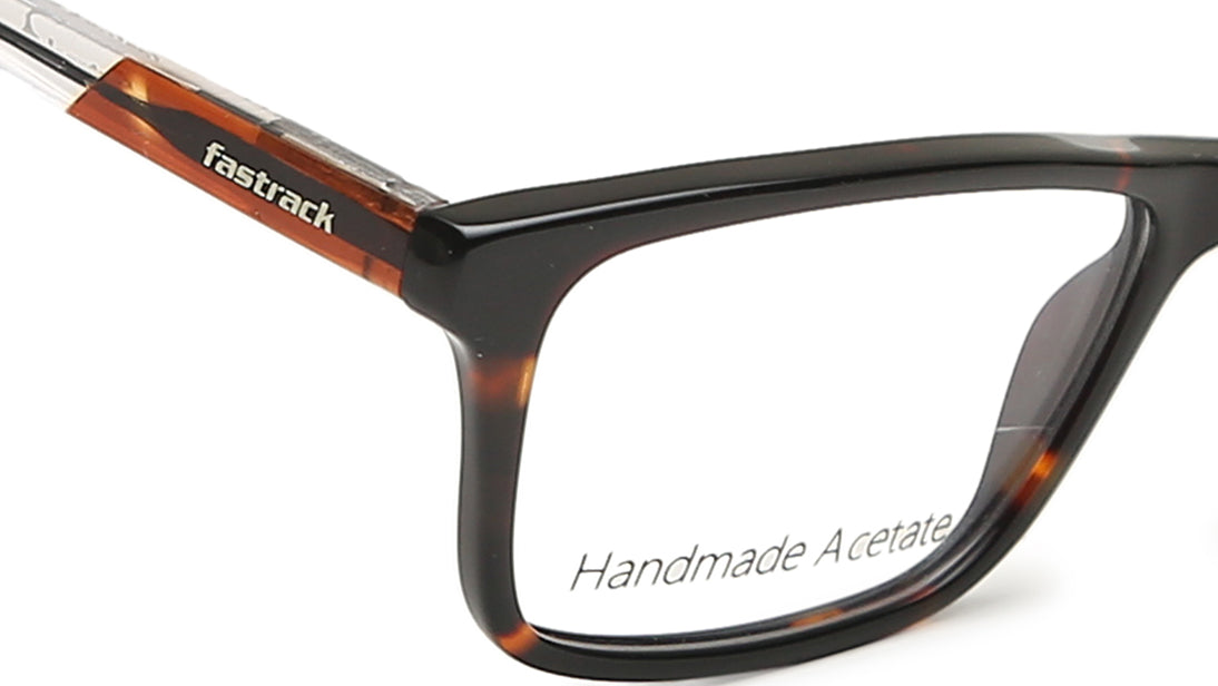 Verve Brown Rectangle Rimmed Eyeglasses (FT1208MFP1SBRV|50)