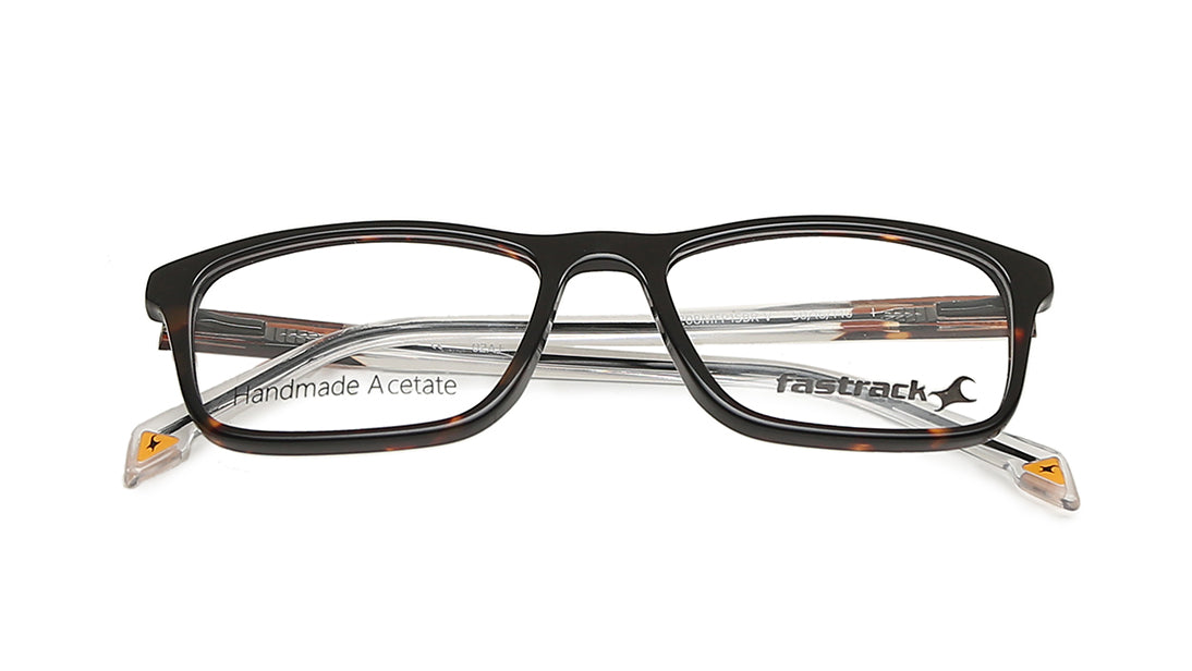 Verve Brown Rectangle Rimmed Eyeglasses (FT1208MFP1SBRV|50)