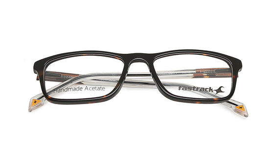 Verve Brown Rectangle Rimmed Eyeglasses (FT1208MFP1SBRV|50)