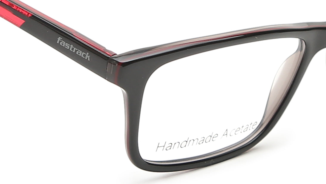 Verve Maroon Rectangle Rimmed Eyeglasses (FT1208MFP2SBKV|50)