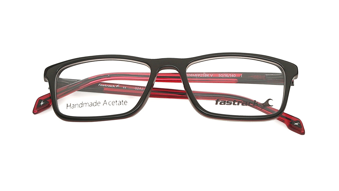 Verve Maroon Rectangle Rimmed Eyeglasses (FT1208MFP2SBKV|50)