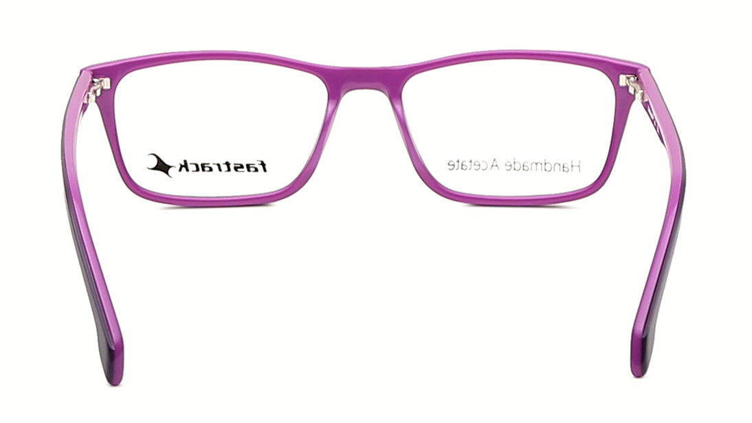 Verve Purple Rectangle Rimmed Eyeglasses (FT1209MFP1SPRV|50)