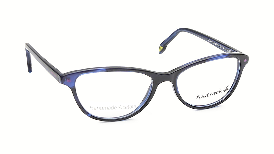 Verve Blue Cateye Rimmed Eyeglasses  (FT1212WFP3MBUV|51)