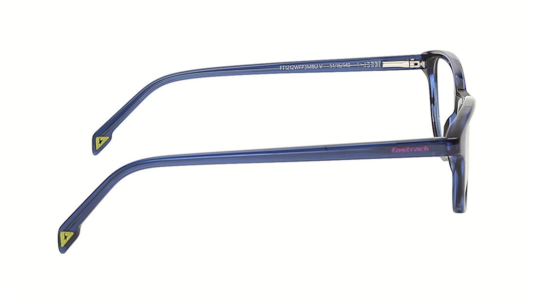 Verve Blue Cateye Rimmed Eyeglasses  (FT1212WFP3MBUV|51)