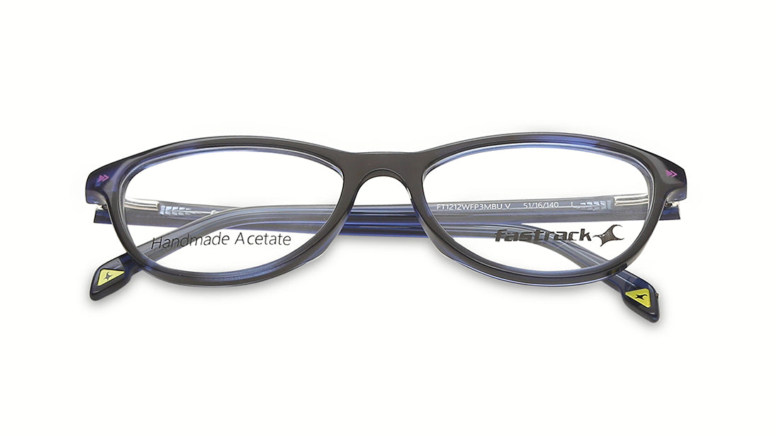 Verve Blue Cateye Rimmed Eyeglasses  (FT1212WFP3MBUV|51)