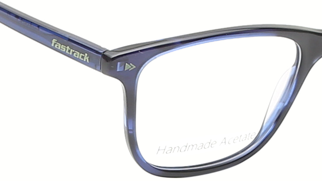 Verve Blue Wayfarer Rimmed Eyeglasses (FT1215MFP1SBUV|51)