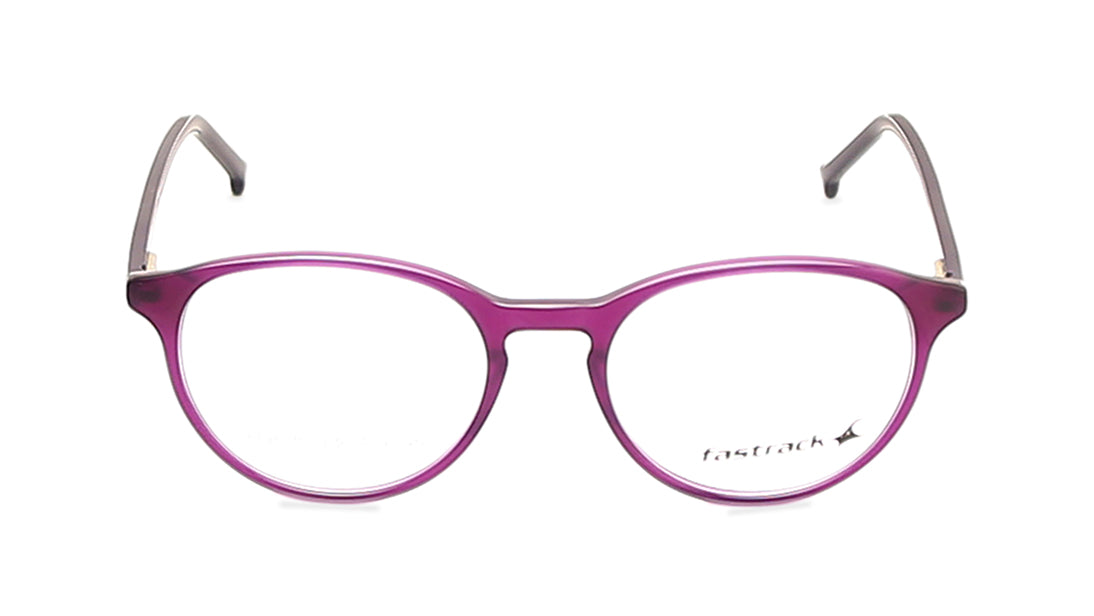 Bloom Purple Round Rimmed Eyeglasses (FT1222UFP1MPRFGV|51)