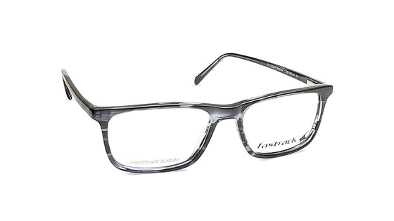 Fluid Grey Rectangle Rimmed Eyeglasses (FT1223UFP2MGYV|53)