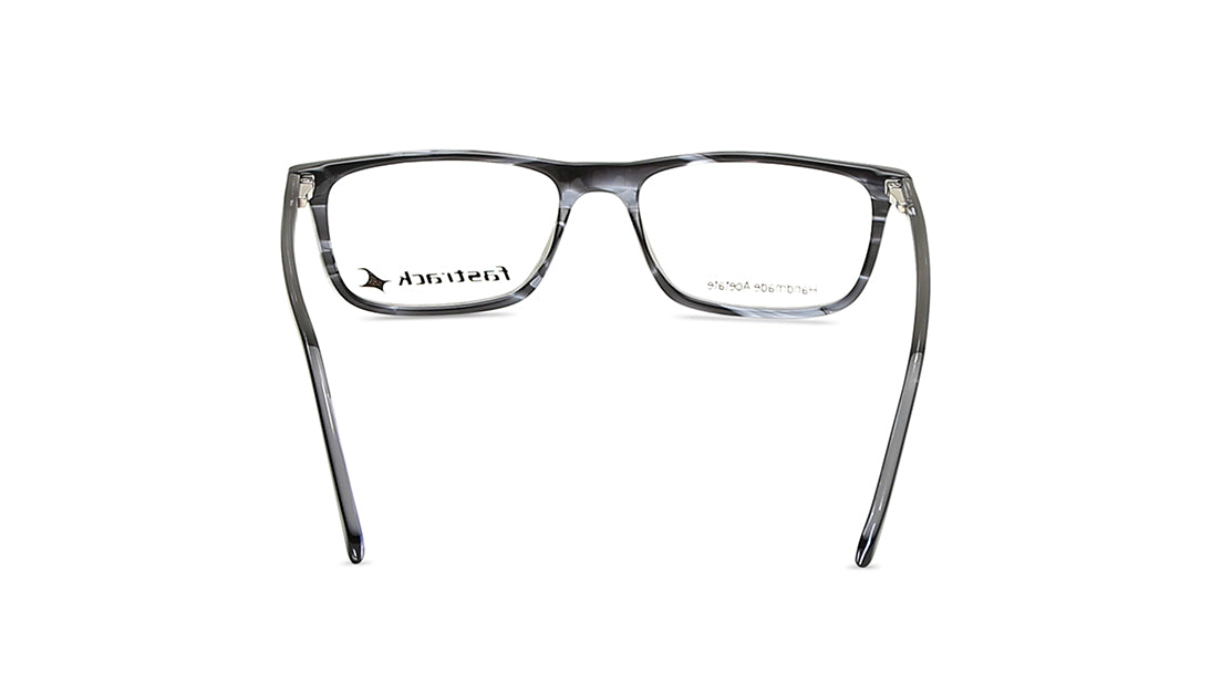 Fluid Grey Rectangle Rimmed Eyeglasses (FT1223UFP2MGYV|53)