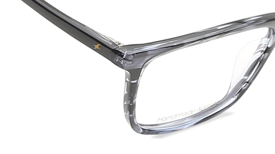 Fluid Grey Rectangle Rimmed Eyeglasses (FT1223UFP2MGYV|53)