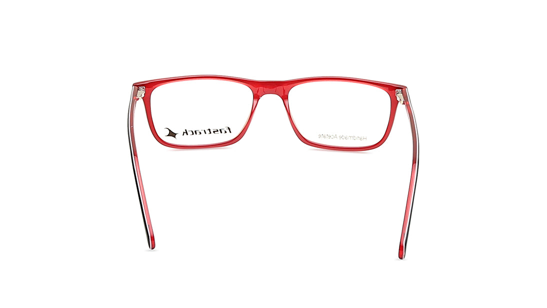 Fluid Black Rectangle Rimmed Eyeglasses (FT1223UFP4MRDV|53)