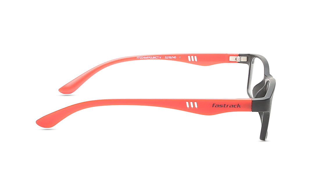 Black Rectangle Rimmed Eyeglasses (FT1224MFP2LBKCTV|52)