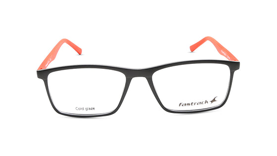 Black Rectangle Rimmed Eyeglasses (FT1225MFP1LBKCTV|53)
