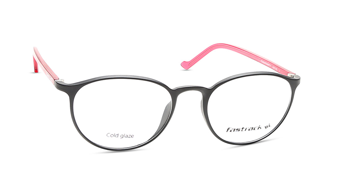 Black Round Rimmed Eyeglasses (FT1226UFP2LBKCTV|49)