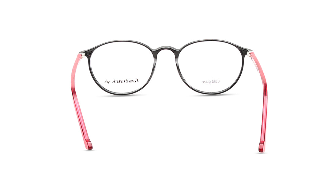 Black Round Rimmed Eyeglasses (FT1226UFP2LBKCTV|49)