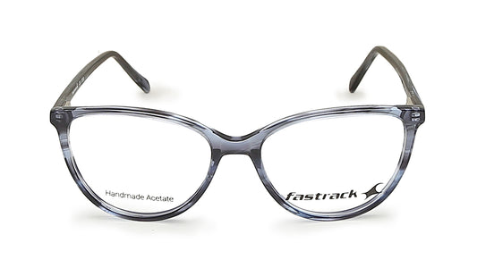 Fluid Blue Cateye Rimmed Eyeglasses  (FT1226WFP2MBUV|52)