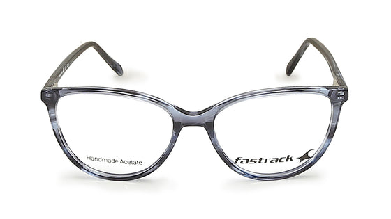 Fluid Blue Cateye Rimmed Eyeglasses  (FT1226WFP2MBUV|52)