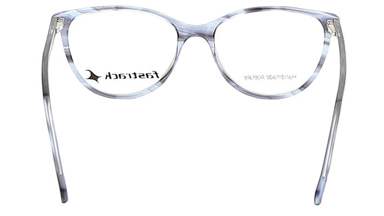 Fluid Blue Cateye Rimmed Eyeglasses  (FT1226WFP2MBUV|52)