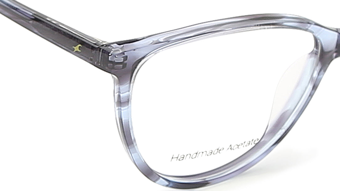 Fluid Blue Cateye Rimmed Eyeglasses  (FT1226WFP2MBUV|52)