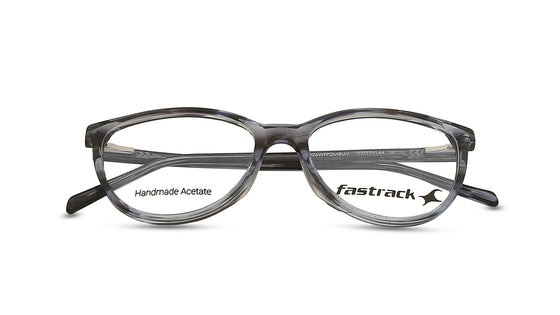 Fluid Blue Cateye Rimmed Eyeglasses  (FT1226WFP2MBUV|52)