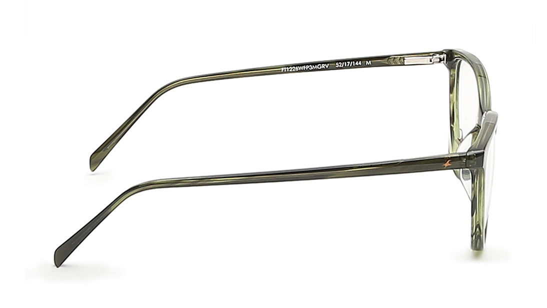 Fluid Green Cateye Rimmed Eyeglasses  (FT1226WFP3MGRV|52)