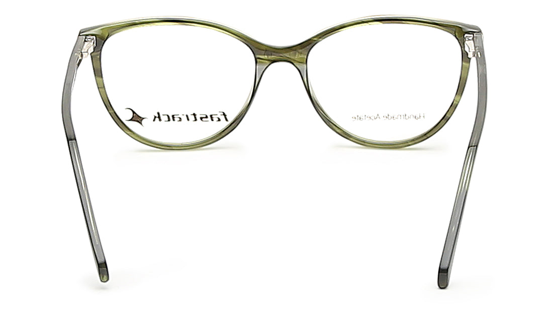 Fluid Green Cateye Rimmed Eyeglasses  (FT1226WFP3MGRV|52)