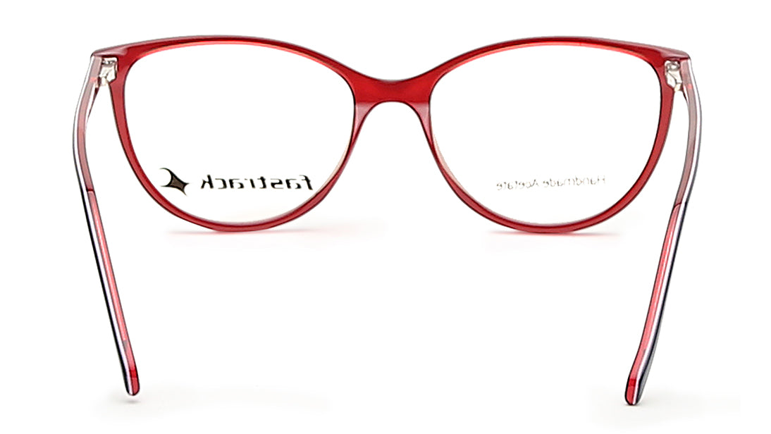 Fluid Blue Cateye Rimmed Eyeglasses  (FT1226WFP4MBUV|52)