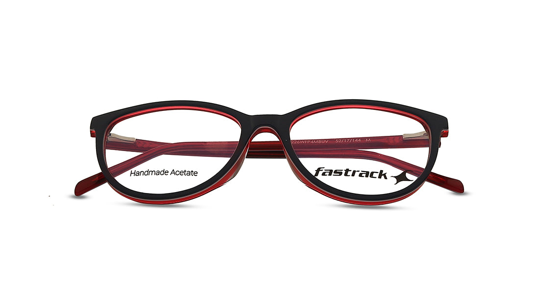 Fluid Blue Cateye Rimmed Eyeglasses  (FT1226WFP4MBUV|52)