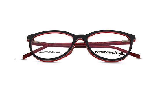 Fluid Blue Cateye Rimmed Eyeglasses  (FT1226WFP4MBUV|52)