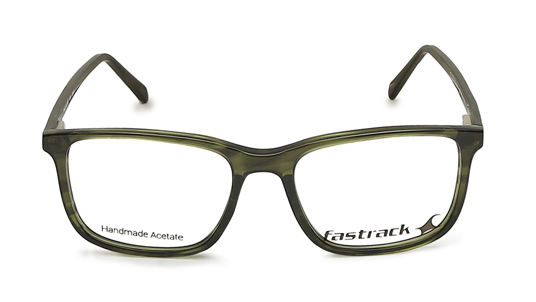 Fluid Green Rectangle Rimmed Eyeglasses (FT1227UFP3MGRV|52)