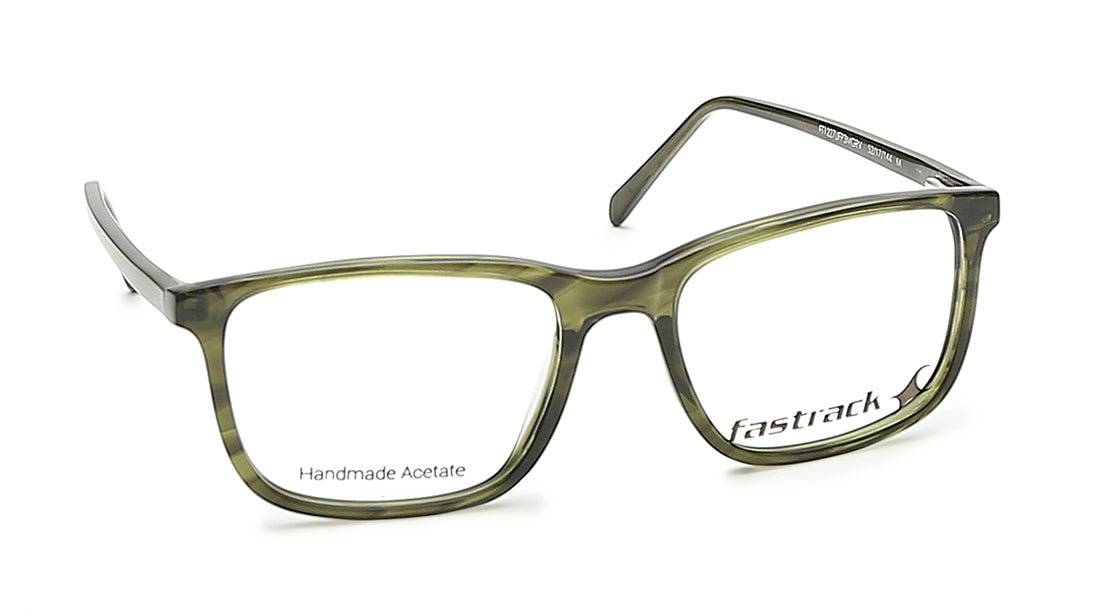 Fluid Green Rectangle Rimmed Eyeglasses (FT1227UFP3MGRV|52)