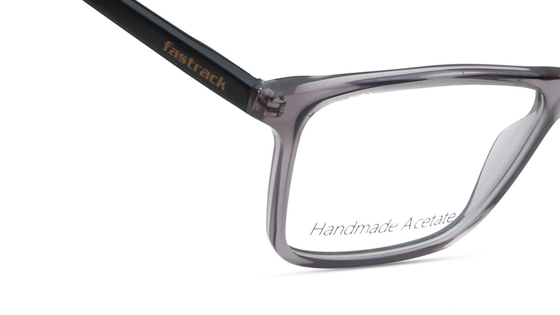 Rectangle Rimmed Unisex Eyeglasses (FT1252UFP7MGYV|53)