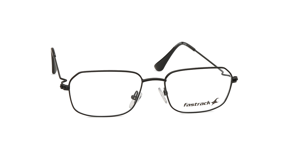 Black Rectangle Rimmed Eyeglasses (FT1258MFM1MBKV|52)