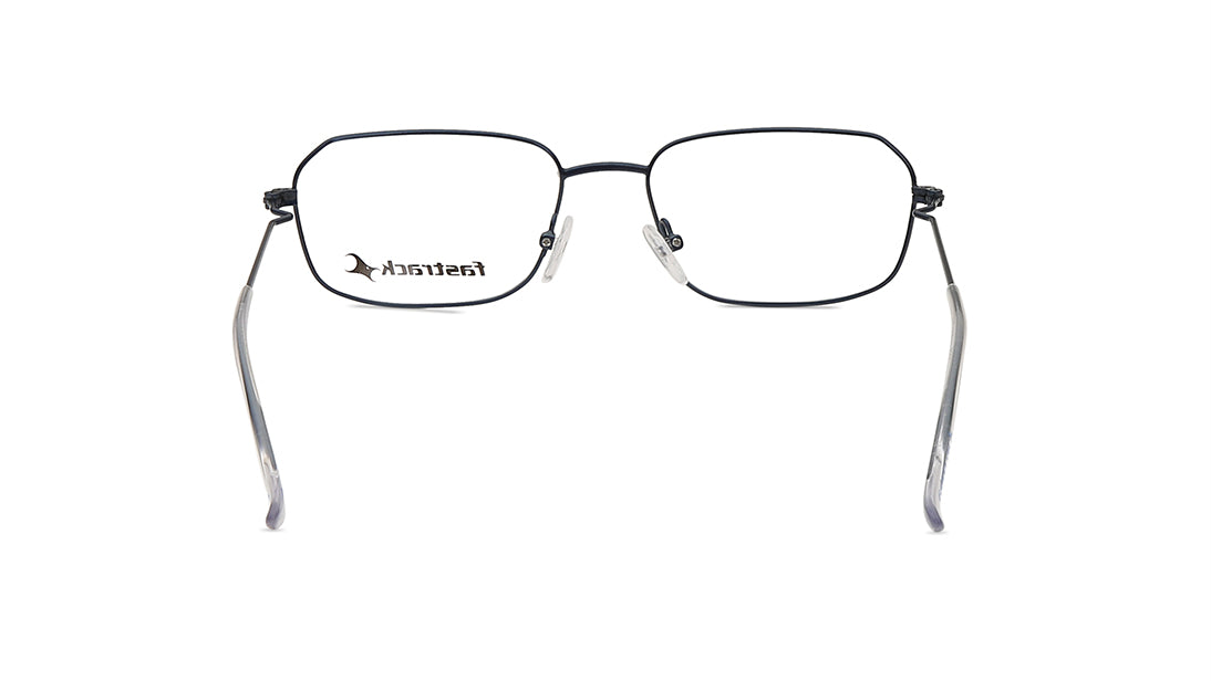 Blue Rectangle Rimmed Eyeglasses (FT1258MFM3MBLV|52)