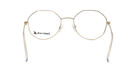 Gold Square Rimmed Eyeglasses (FT1261WFM1MGLV|54)