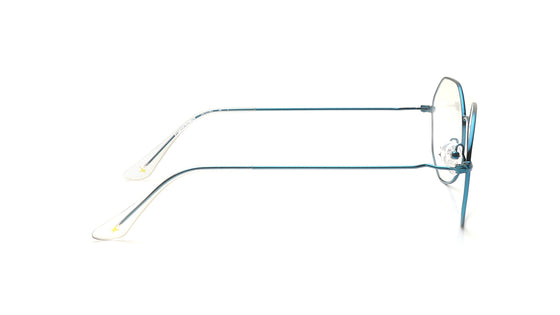 Blue Round Rimmed Eyeglasses