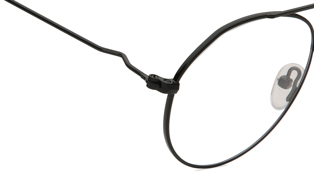 Black Round Rimmed Eyeglasses (FT1262MFM1MBKV|51)
