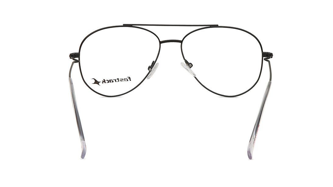 Black Pilot Rimmed Eyeglasses (FT1264UFM1MBKV|56)