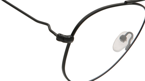 Black Pilot Rimmed Eyeglasses (FT1264UFM1MBKV|56)