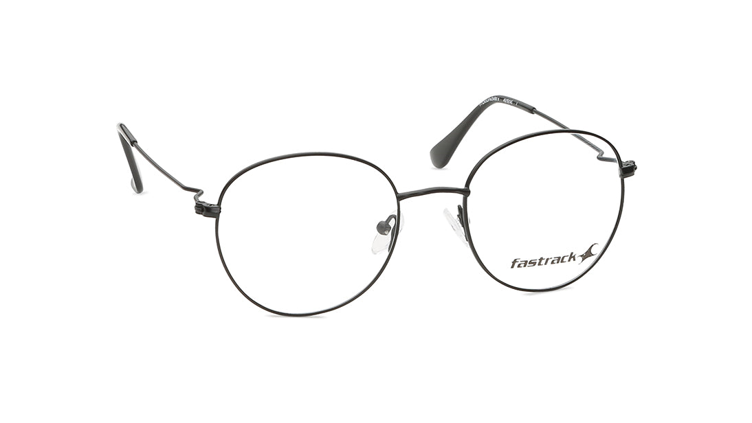 Black Round Rimmed Eyeglasses (FT1265UFM2MBKV|49)