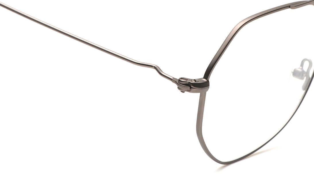 Gun Metal Rimmed Men Eyeglasses (FT1266MFM2MGNV|55)