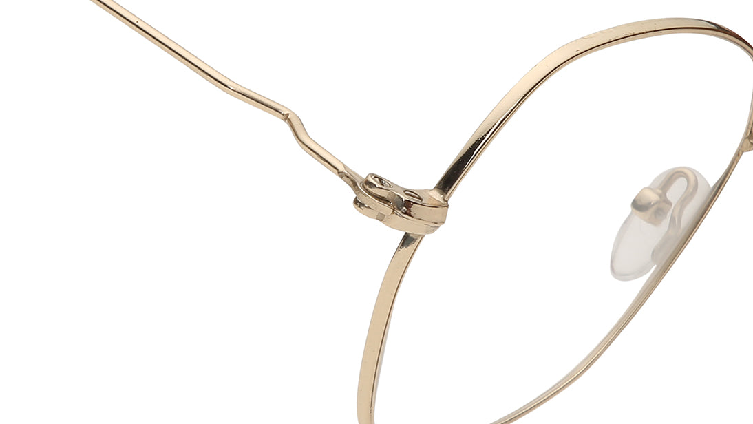 Gold Round Rimmed Eyeglasses (FT1267WFM1MGLV|55)