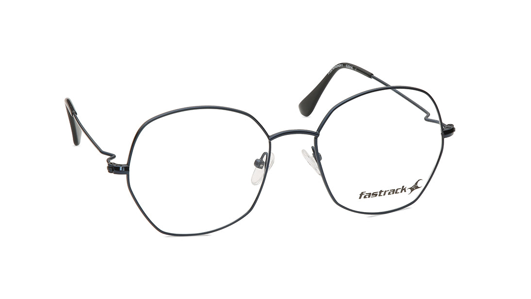 GunMetal Round Rimmed Eyeglasses (FT1267WFM2MGNV|55)