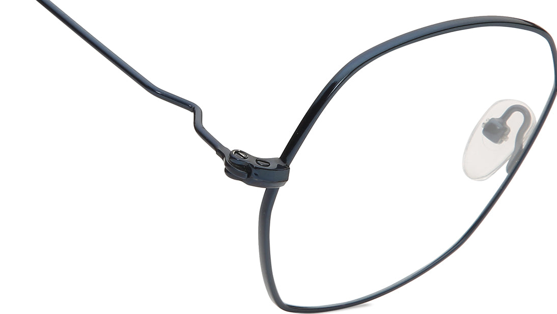 GunMetal Round Rimmed Eyeglasses (FT1267WFM2MGNV|55)