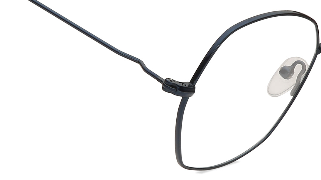 Blue Round Rimmed Eyeglasses (FT1267WFM3MBLV|55)