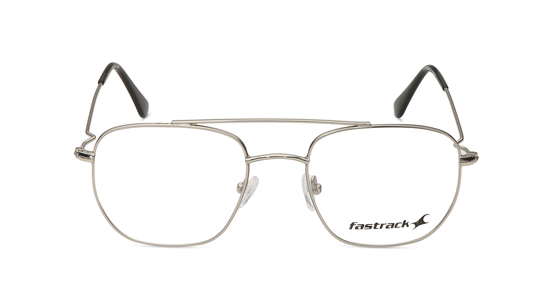 Silver Square Rimmed Eyeglasses (FT1271MFM2MSLV|52)