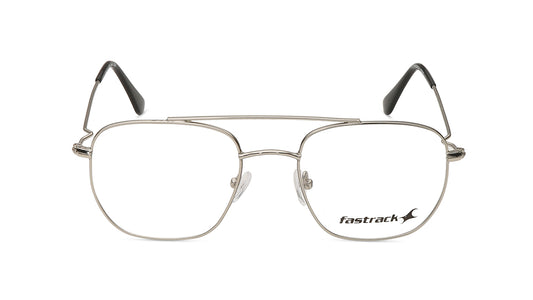 Silver Square Rimmed Eyeglasses (FT1271MFM2MSLV|52)